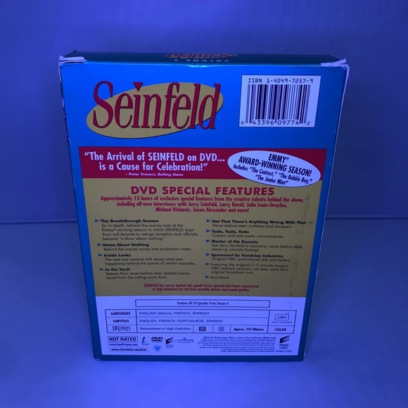 Seinfeld Season 4 Complete DVD Set - Picture 2 of 8